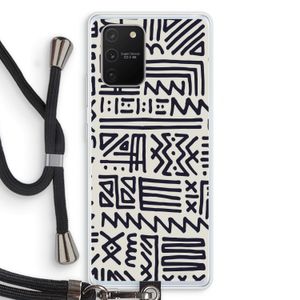 Marrakech print: Samsung Galaxy S10 Lite Transparant Hoesje met koord