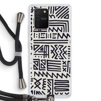 Marrakech print: Samsung Galaxy S10 Lite Transparant Hoesje met koord