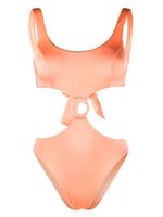 Noire Swimwear maillot de bain à découpes - Orange - thumbnail