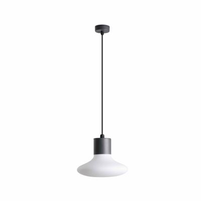 Buiten hanglamp Blub´s donkergrijs met witte kap