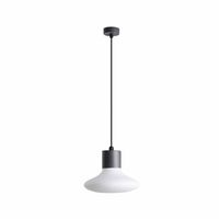 Buiten hanglamp Blub´s donkergrijs met witte kap