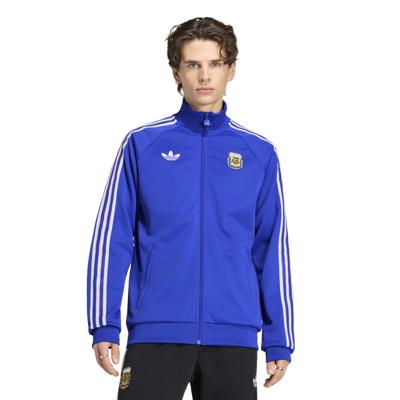 adidas Argentinië Originals Trainingsjack Lucid Blue Wit Goud