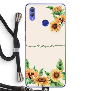 Zonnebloemen: Honor Note 10 Transparant Hoesje met koord