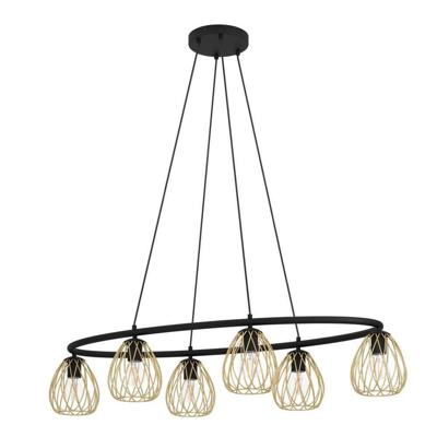 Stars of Light Eetkamer draad hanglampJazminia 1 6-lichts - 390092