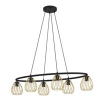 Stars of Light Eetkamer draad hanglampJazminia 1 6-lichts - 390092