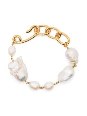 Jil Sander bracelet à perles - Or