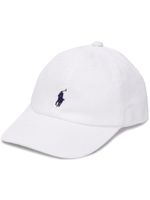 POLO RALPH LAUREN KIDS casquette à logo brodé - Blanc - thumbnail