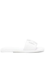 Tory Burch claquettes Double T en cuir - Blanc - thumbnail