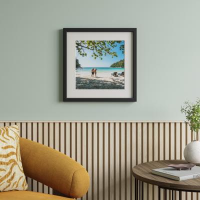 Foto met lijst en passepartout Foto met lijst en passepartout