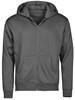 Tee Jays TJ5154 Urban Hooded Full Zip Sweatshirt - Powder Grey - 3XL