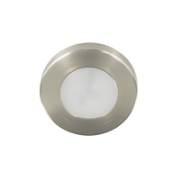Pluto LED mini opbouwspot 3Watt rond NIKKEL dimbaar