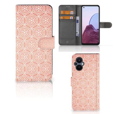 OPPO Reno 8 Lite | OnePlus Nord N20 | Telefoon Hoesje | Pattern Orange