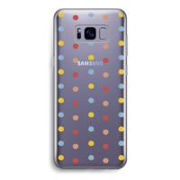Bollen: Samsung Galaxy S8 Transparant Hoesje - thumbnail
