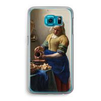 The Milkmaid: Samsung Galaxy S6 Transparant Hoesje - thumbnail