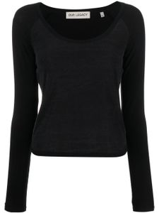 OUR LEGACY haut en maille - Noir