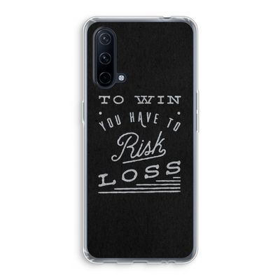 Risk loss: OnePlus Nord CE 5G Transparant Hoesje