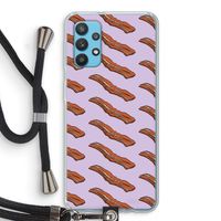 Bacon to my eggs #2: Samsung Galaxy A32 4G Transparant Hoesje met koord