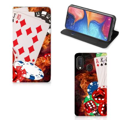 Samsung Galaxy A20e Hippe | Standcase | Casino