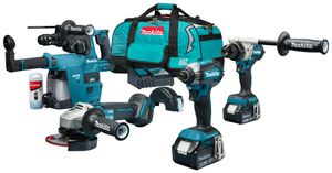 Makita DLX4155TX1 | Combiset | 4 machines | 18V | 2 x 5,0Ah | Li-Ion - DLX4155TX1