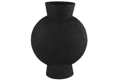 Vaas fresco metaal l31b16h40 zwart