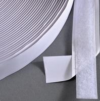 Klittenband klevend 20mm wit lus 25 m