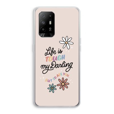 Tough Life: Oppo A94 5G Transparant Hoesje