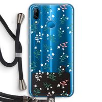 Small white flowers: Huawei P20 Lite Transparant Hoesje met koord