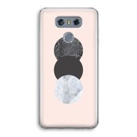 Marmeren cirkels: LG G6 Transparant Hoesje