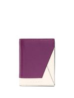 Marni portefeuille colour block en cuir - Violet