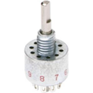 C & K Switches MD06L1NCQD Draaischakelaar 125 V, 28 V/DC 250 mA Schakelposities 6 1 x 30 ° 1 stuk(s)