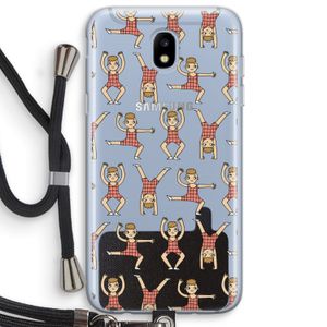 Gymboys: Samsung Galaxy J5 (2017) Transparant Hoesje met koord