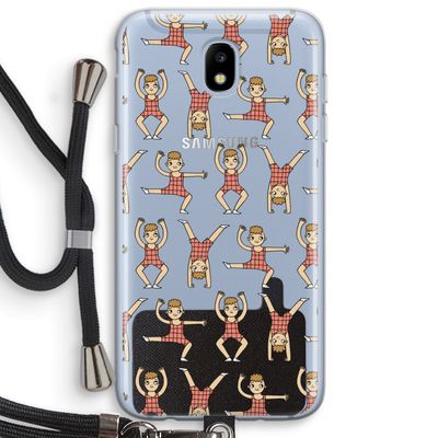 Gymboys: Samsung Galaxy J5 (2017) Transparant Hoesje met koord