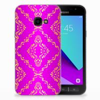 Siliconen Hoesje Samsung Galaxy Xcover 4 | Xcover 4s Barok Roze Siliconen Hoesje Samsung Galaxy Xcover 4 | Xcover 4s Barok Roze