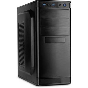 Inter-Tech IT-5905 Midi-tower PC-behuizing Zwart