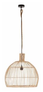 MUST Living Hanglamp 'Las Salinas' Rotan, 50cm, kleur Naturel