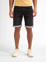 Petrol Men Shorts Denim M-ros-sho001 Korte Broeken 9705 Black Stone
