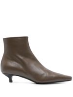 TOTEME bottines The Slim 35 mm - Marron