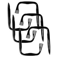 Benson ophanghaak Jumbo - 6x stuks - gereedschapshaak - metaal - schuur / werkplaats