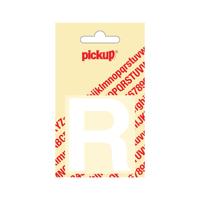 Deco letter r helvetica wit 60 mm Pickup - Pickup