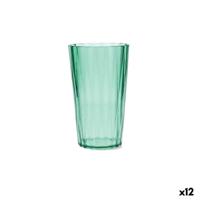 Waterglas Quid Iris Groen Plastic 600 ml (12 Stuks)