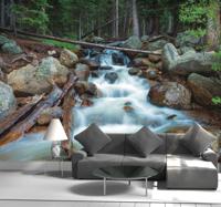 Bos fotobehang Jungle waterval Bos fotobehang Jungle waterval