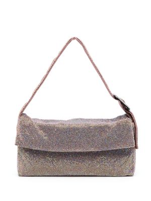 Benedetta Bruzziches sac porté épaule à ornements en cristal - Rose