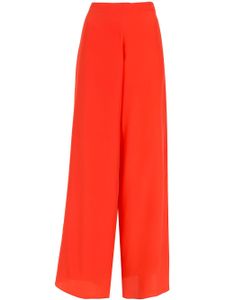 Amir Slama pantalon palazzo en soie - Rouge