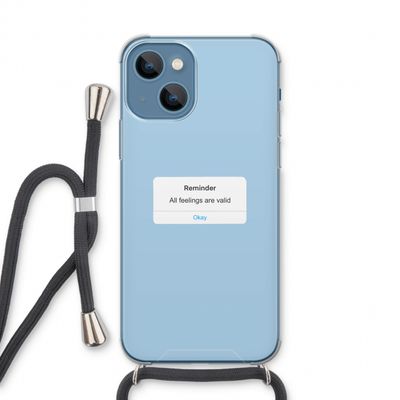 Reminder: iPhone 13 Transparant Hoesje met koord