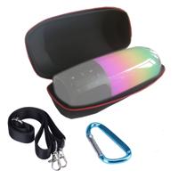 Buiten draagbare schokbestendige handheld Bluetooth Speaker beschermende vak opbergzakje voor JBL Pulse3 (zwart)