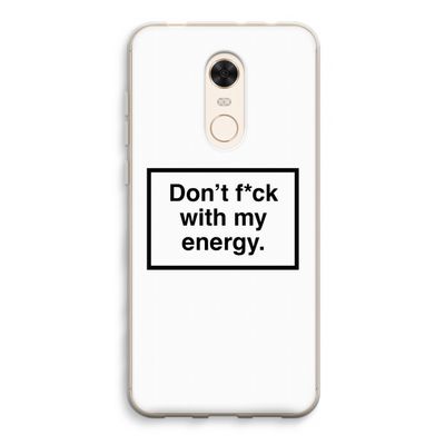 My energy: Xiaomi Redmi 5 Transparant Hoesje