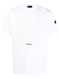 Moncler t-shirt à imprimé graphique - Blanc