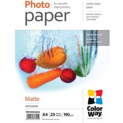 Colorway PM190020A4 pak fotopapier Mat A4