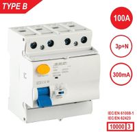 SEP RCD1 Type B al.schak 4p 100A 300mA 10kA SEP RCD1 Type B al.schak 4p 100A 300mA 10kA