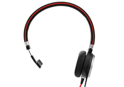 Jabra Evolve 40 UC Mono Headset Hoofdband Zwart Jabra Evolve 40 UC Mono Headset Hoofdband Zwart